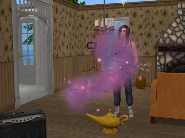 023 Lamp met geest