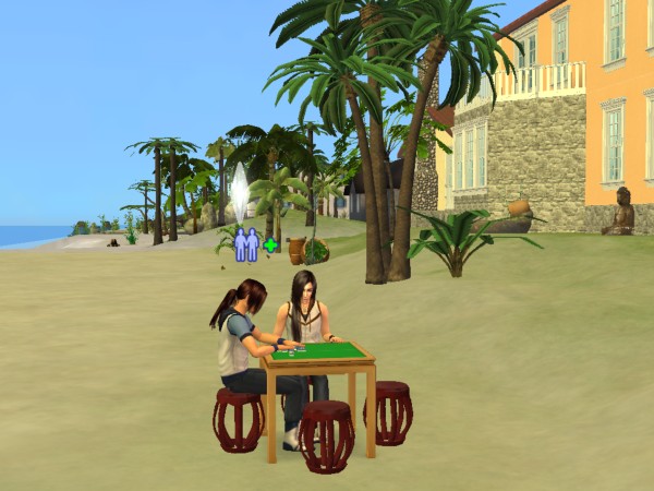 043 Mahjong spelen