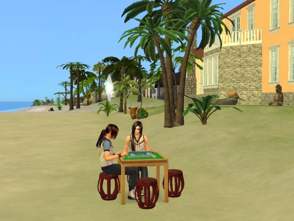 044 Mahjong spelen
